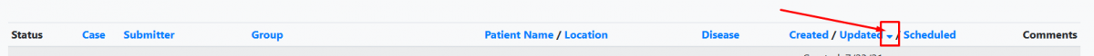 Changed default sorting on Alicanto Consult | Alicanto Learning Network